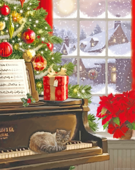 Christmas Piano Painting By Numberss.png