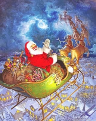 Christmas Santa Celebration Painting By Numberss.png