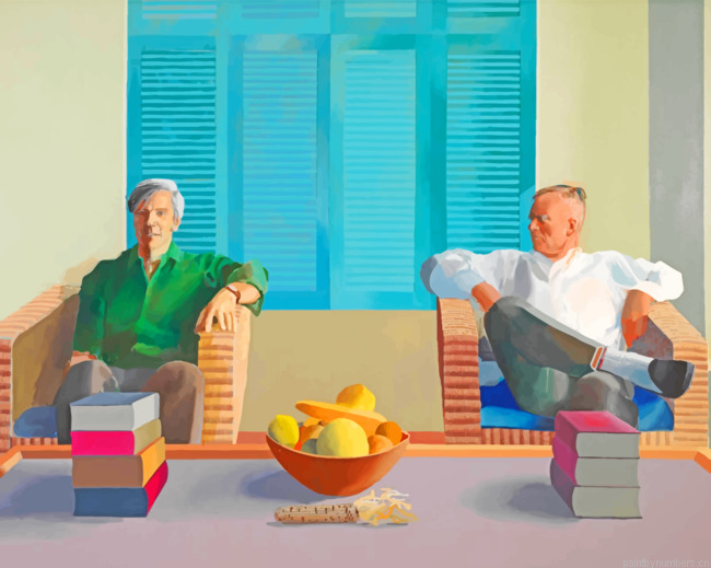 Christopher Isherwood And Don Bachardy Painting By Numbers.png