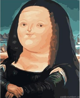 Chubby Mona Lisa Painting By Numbers.png