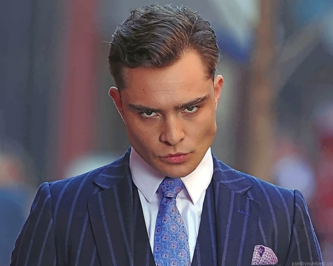 Chuck Bass In A Suit Actors Painting By Numberss.png