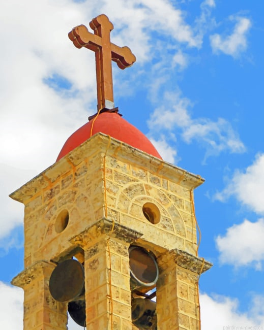 Church Cross Painting By Numberss.png