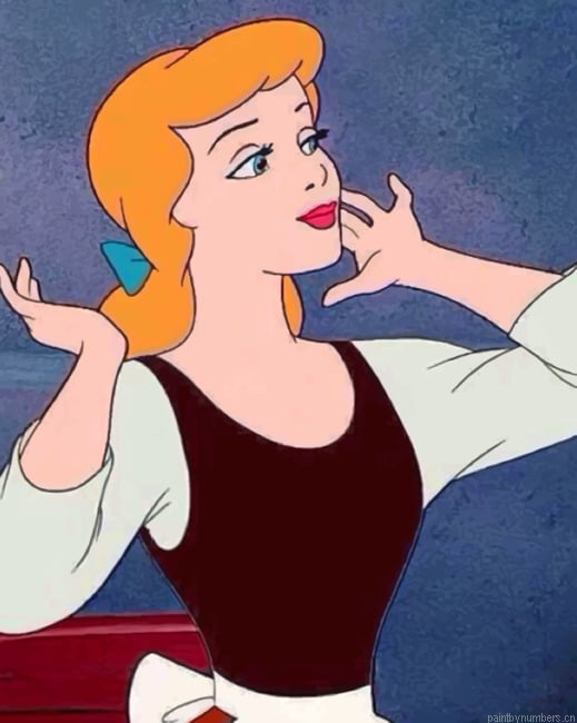 Cinderella Animation Painting By Numberss.png