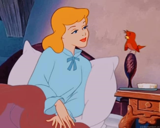 Cinderella Disney Character Animations Painting By Numberss.png