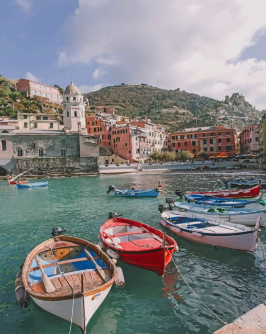 Cinque Terre National Park Seascapes Painting By Numberss.png