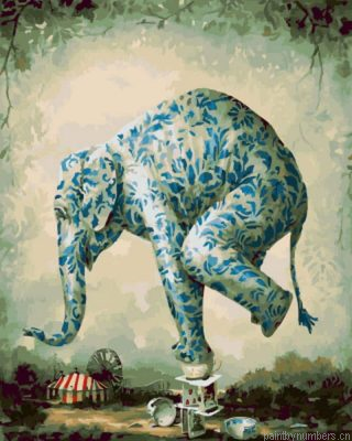Circus Elephant Painting By Numbers.png