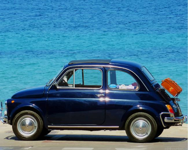 Classic Vehicle Fiat 500 Cars Painting By Numberss.png