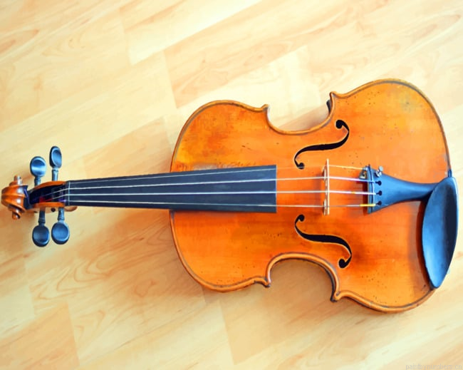 Classic Violin Musical Instrument Painting By Numberss.png