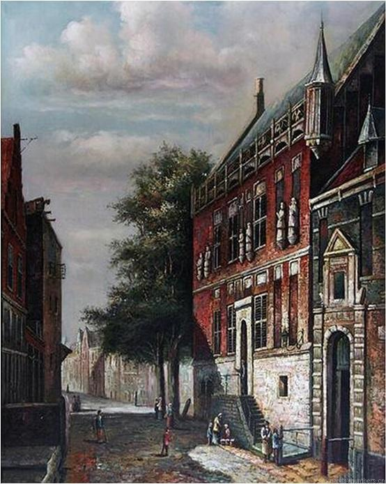 Classical Building Europe Painting By Numberss.png