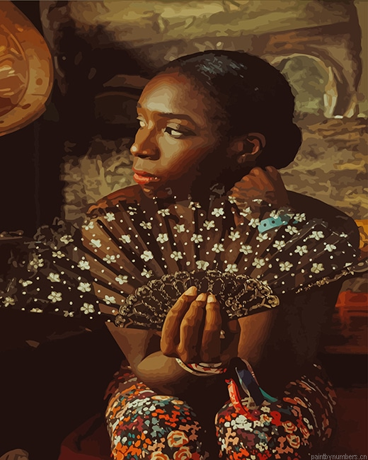 Classy African Woman Painting By Numberss.png