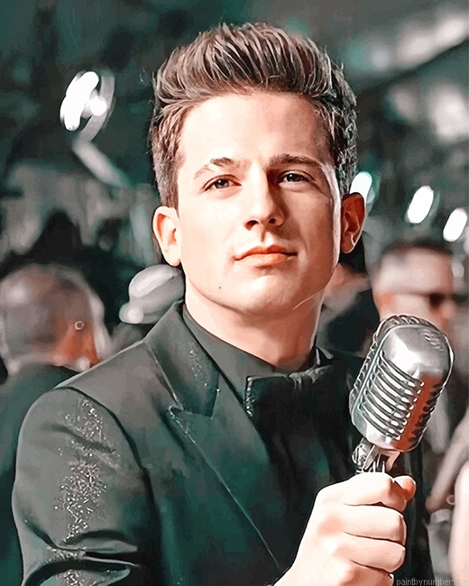 Classy Charlie Puth Singers Painting By Numbers.png