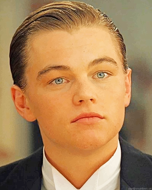 Classy Leonardo Dicaprio Actors Painting By Numbers.png