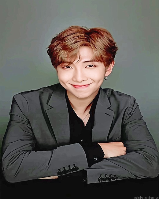 Classy Namjoon Bts Rappers Painting By Numbers.png