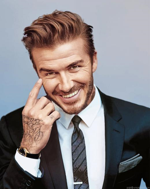Classy Suit David Beckham Painting By Numberss.png