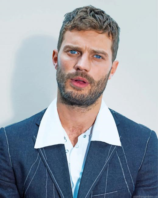 Classy Suit Jamie Dornan Actors Painting By Numberss.png