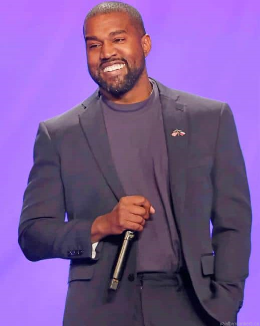 Classy Suit Kanye West Rappers Painting By Numbers.png