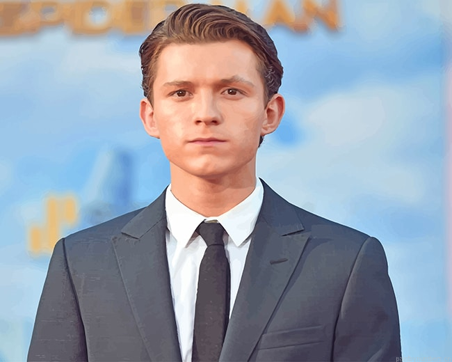 Classy Tom Holland Spider Man Actors Painting By Numbers.png