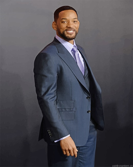 Classy Will Smith Actors Painting By Numbers.png