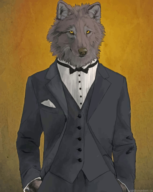 Classy Wolf Painting By Numbers.png