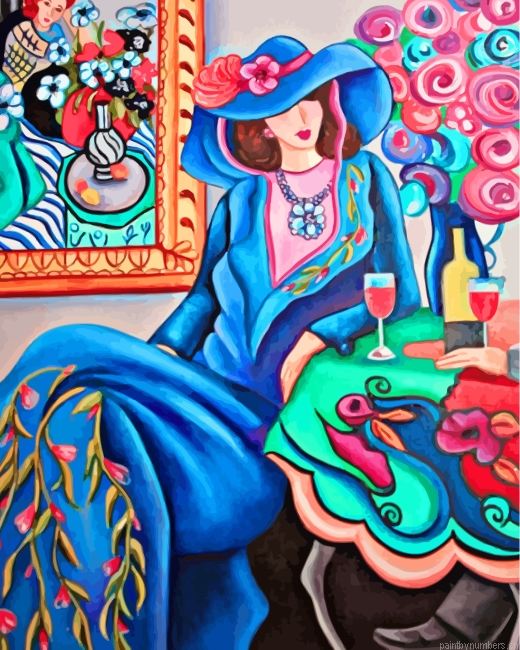 Classy Woman Matisse Painting By Numbers.png