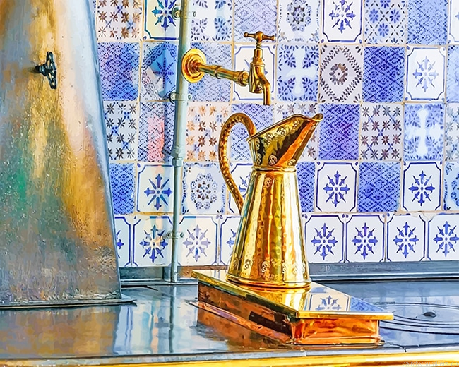 Claude Monet Copper Kitchen Painting By Numberss.png