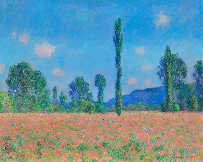 Claude Monet Poppy Field Painting By Numberss.png