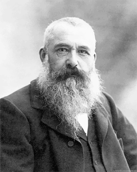 Claude Monet Portrait Painting By Numberss.png