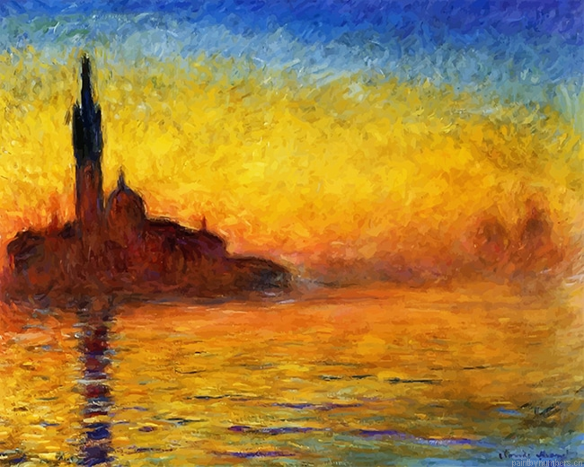 Claude Monet Twilight Venice Painting By Numberss.png
