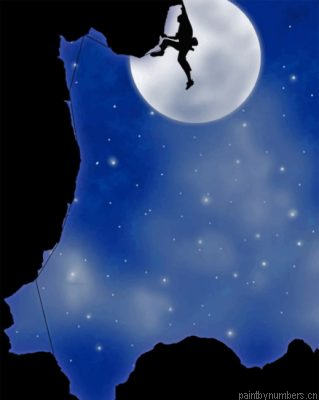 Climbing At Night Painting By Numbers.png