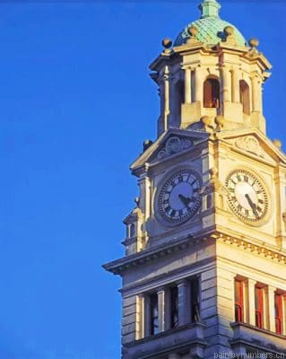 Clock Tower Of New Zealand Painting By Numbers.png
