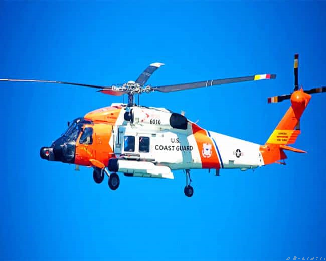 Coast Guard Helicopter Painting By Numberss.png