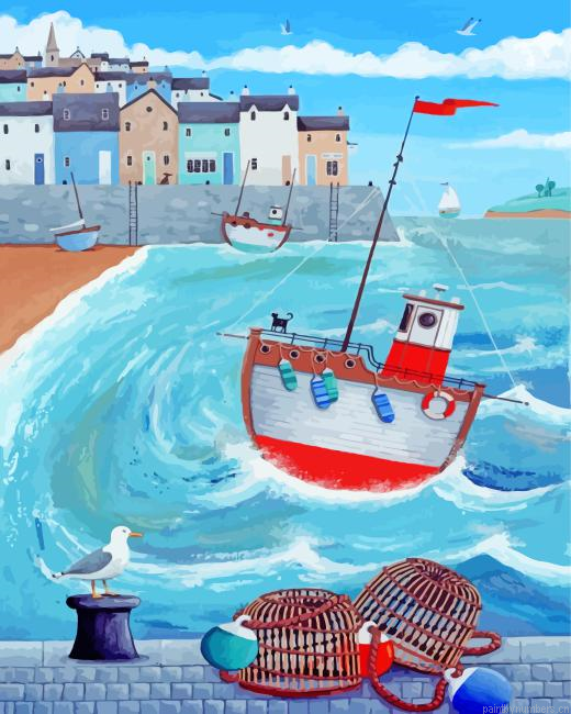 Coastal Harmony Painting By Numberss.png