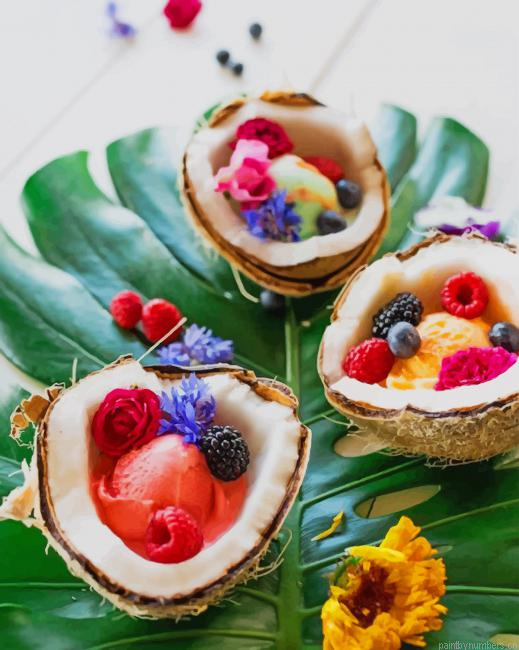 Cocktail Fruits Food Painting By Numbers.png