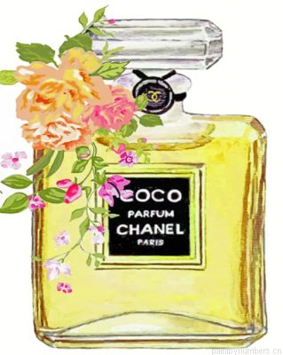 Coco Chanel Perfume Painting By Numbers.png
