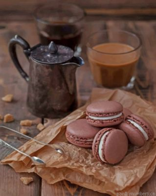 Coffee And Macaroons Painting By Numbers.png