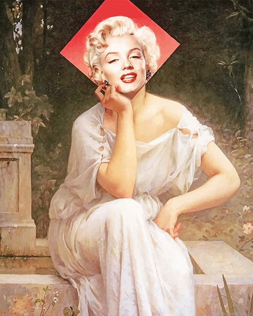 Collage Art Marilyn Monroe Painting By Numberss.png