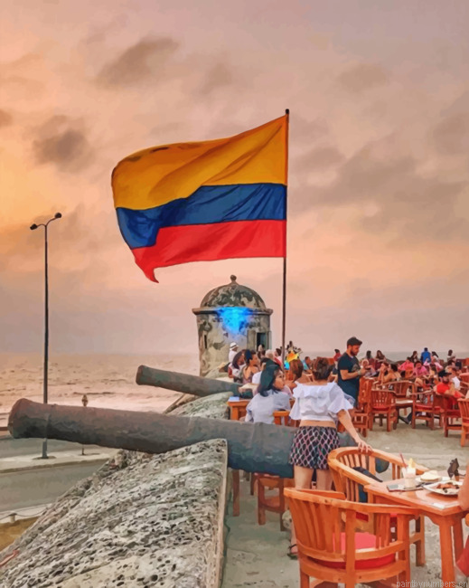 Colombia Flag Painting By Numbers.png
