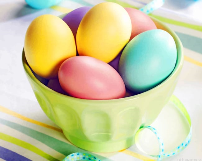 Colored Easter Eggs Painting By Numberss.png