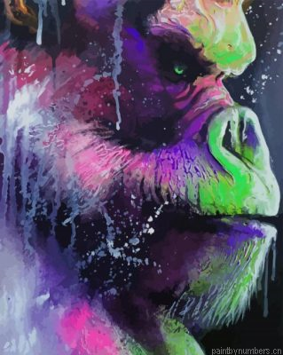 Colored Gorilla Painting By Numberss.png