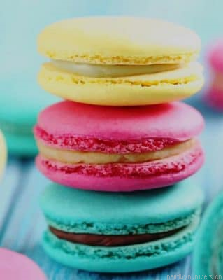 Colored Macarons Food Painting By Numbers.png
