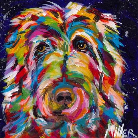Colorful Airedale Terrier Painting By Numbers.png