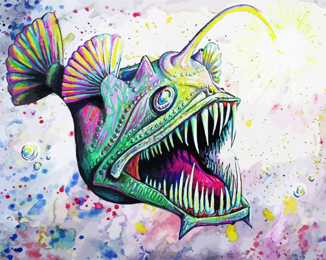 Colorful Anglerfish Painting By Numberss.png