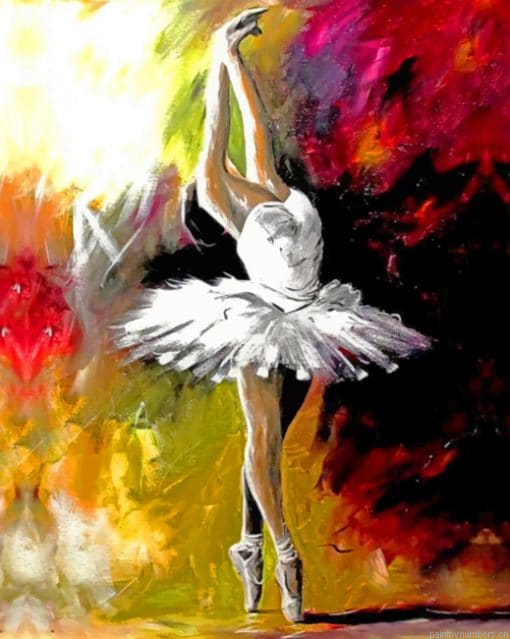 Colorful Ballerina Dancing Painting By Numbers.png