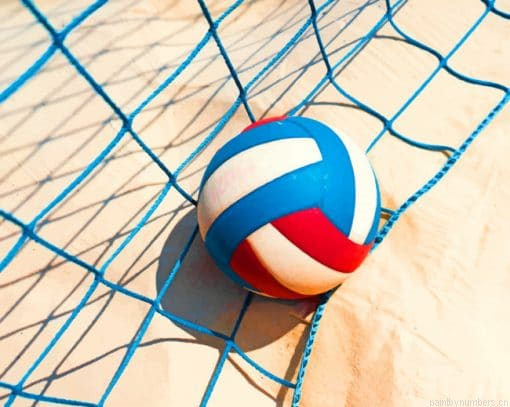 Colorful Beach Volleyball Painting By Numbers.png
