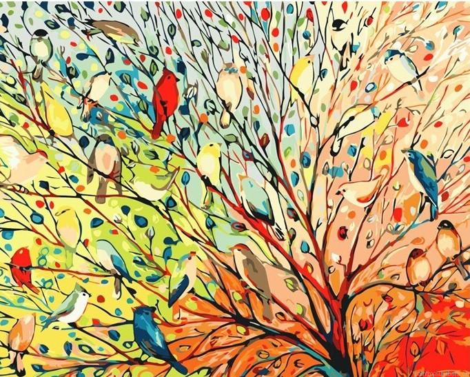 Colorful Birds Painting By Numbers.png