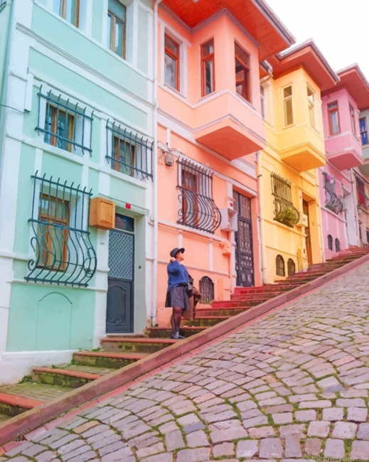 Colorful Buildings Istanbul Turkey Cities Painting By Numberss.png