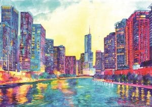 Colorful Chicago Cities Painting By Numbers.png