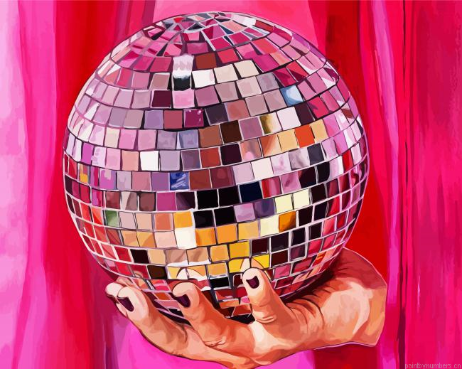 Colorful Disco Ball Painting By Numberss.png