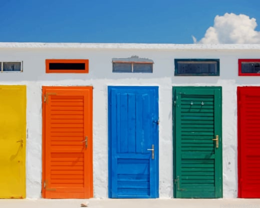 Colorful Doors Painting By Numberss.png