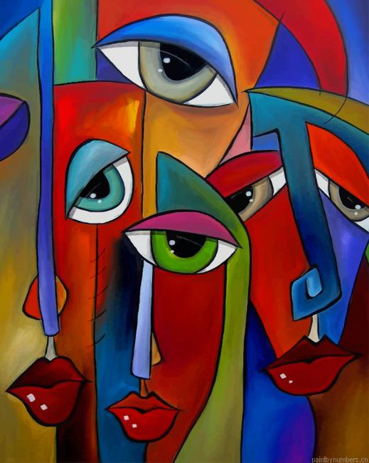 Colorful Faces Art Abstracts Painting By Numberss.png